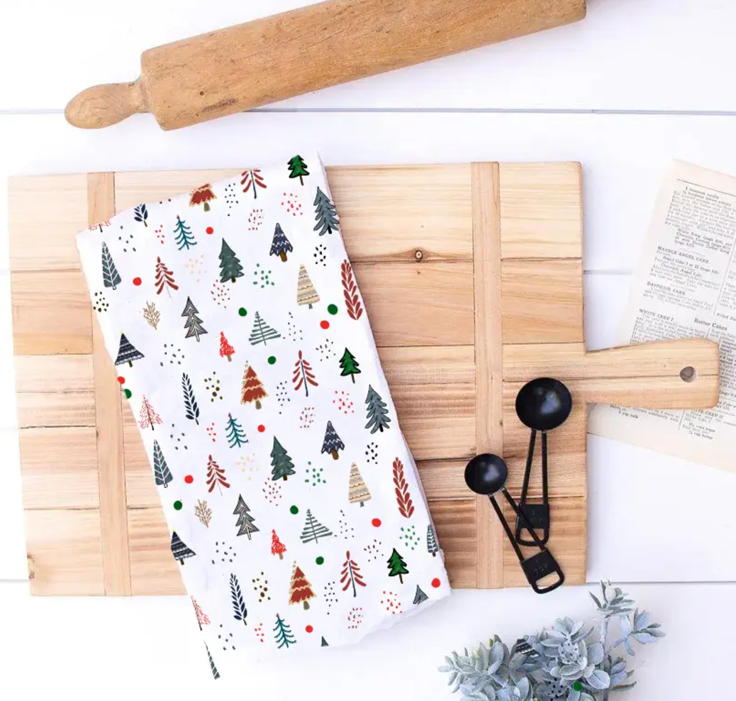 Festive Fir Tea Towel